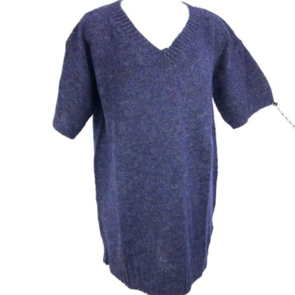 J. Crew Womens Sweater Size XL Blue Wool Blend